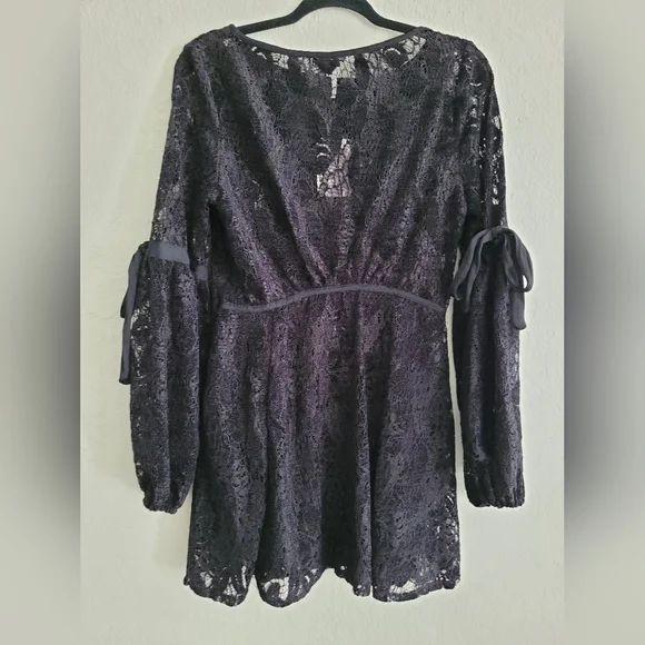 New with tags Free People Ruby black lace dress | size s - Picture 8 of 9